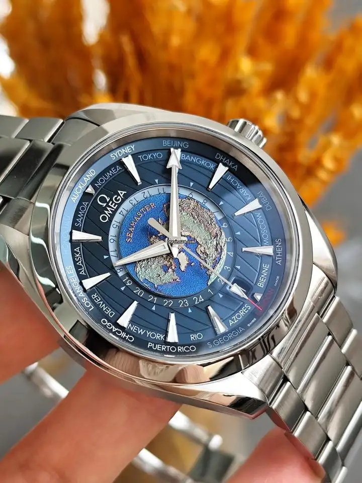 Omega Seamaster Aqua Terra Men Automatic Blue Stainless Steel Watch O22010432203001 - gallery