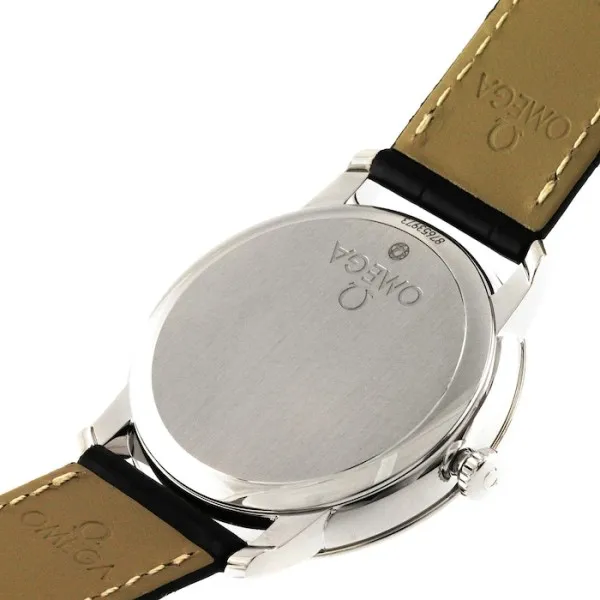 Omega De Ville Men Automatic Silver Leather Watch O42413402002001 - gallery