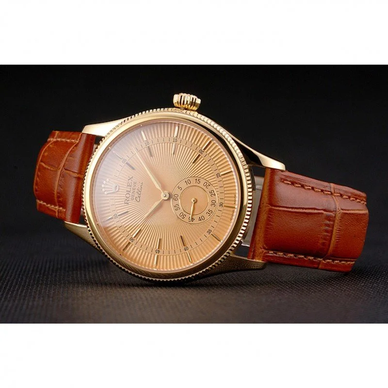 Superclone Rolex Cellini 38mm Gold Dial REP016789 - gallery