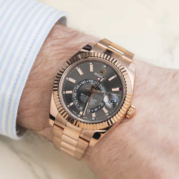 Superclone Rolex Sky-Dweller 42 mm Slate Dial Oyster 336935 - gallery