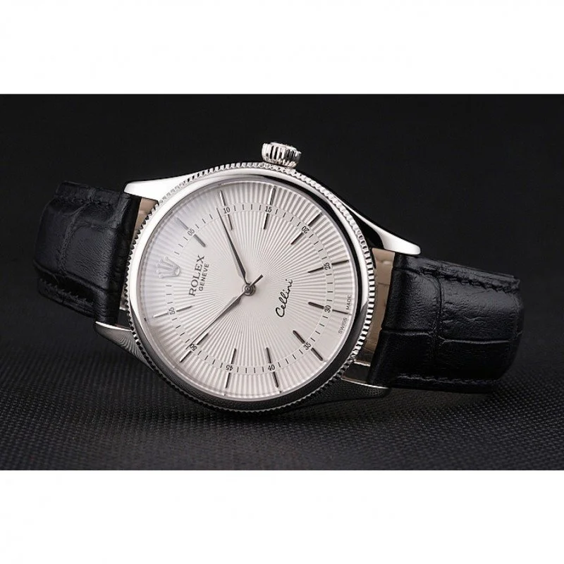 Superclone Rolex Cellini 38mm White Dial REP016805 - gallery
