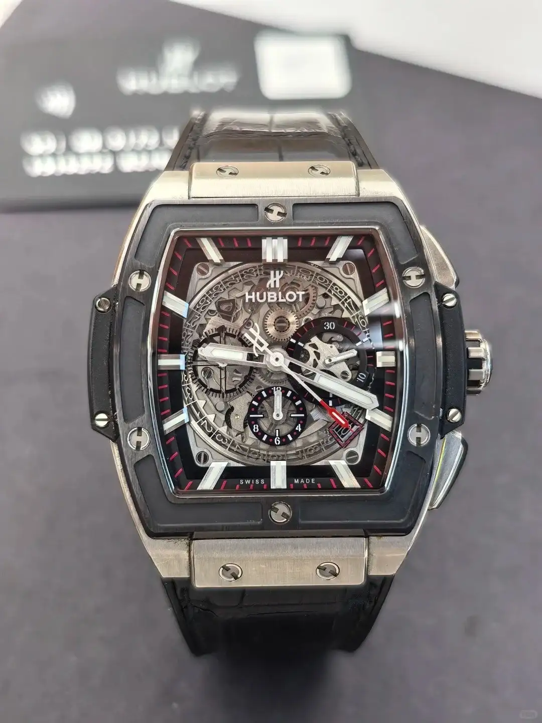 Hublot Spirit Of Big Bang Men Automatic Black Rubber Watch 601.NM.0173.RX - view 3