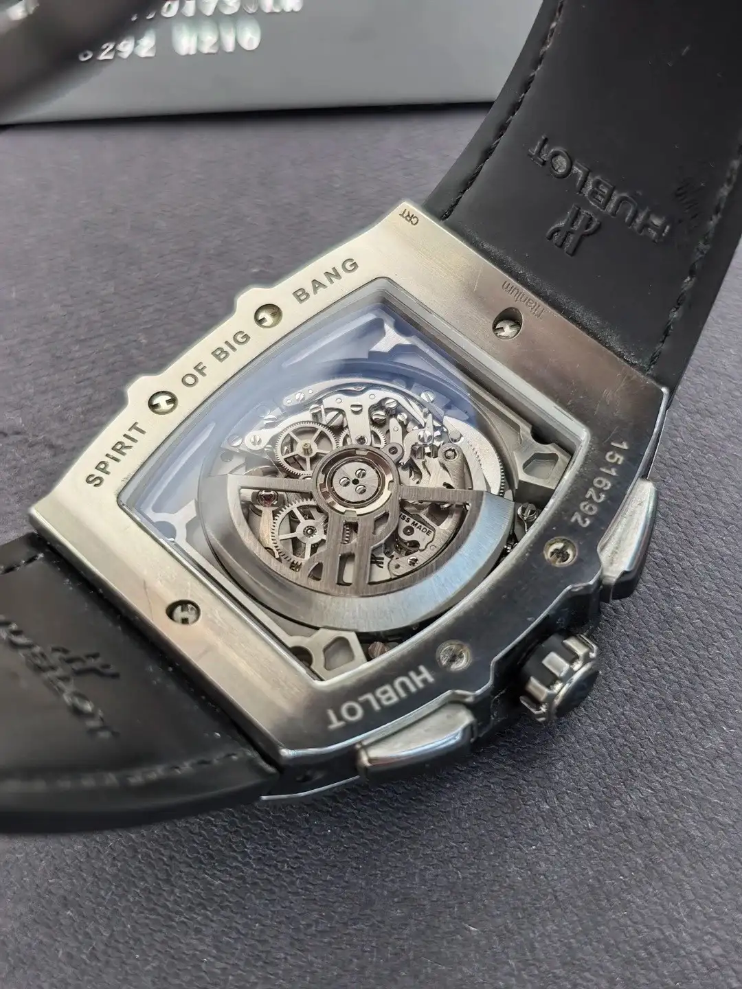 Hublot Spirit Of Big Bang Men Automatic Black Rubber Watch 601.NM.0173.RX - view 4