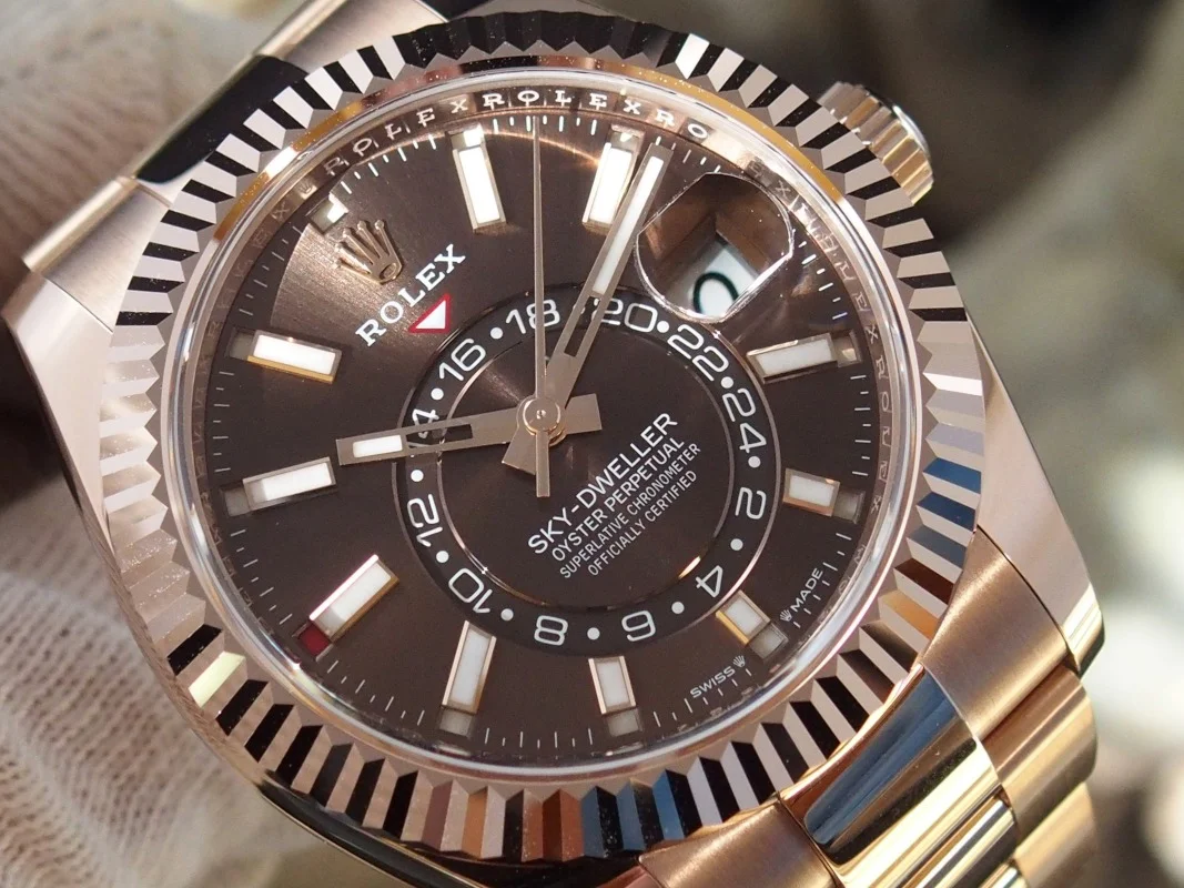 Superclone Rolex Sky-Dweller 42 mm Chocolate Dial 336935 - gallery